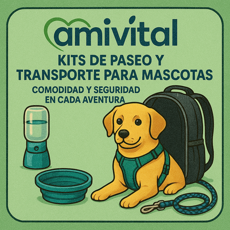 🐾 Kits de Paseo y Transporte para Mascotas 🚗✨