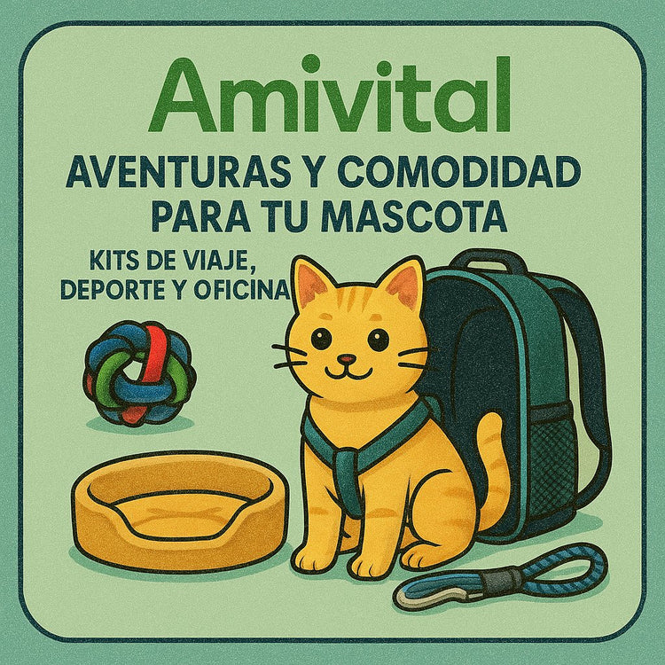 🐶🐱Aventuras y Comodidad para tu Mascota" | Kits de Viaje, Deporte y Oficina 🚀🐶🐱