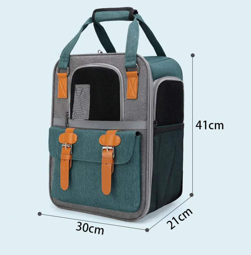 Kit de Viaje en Auto para Mascotas Perro o Gato talla chica | Arnés de Seguridad y Correa, Bebedero y comedero Portátil, Transportadora, Linterna Collar y Cama para Mascotas