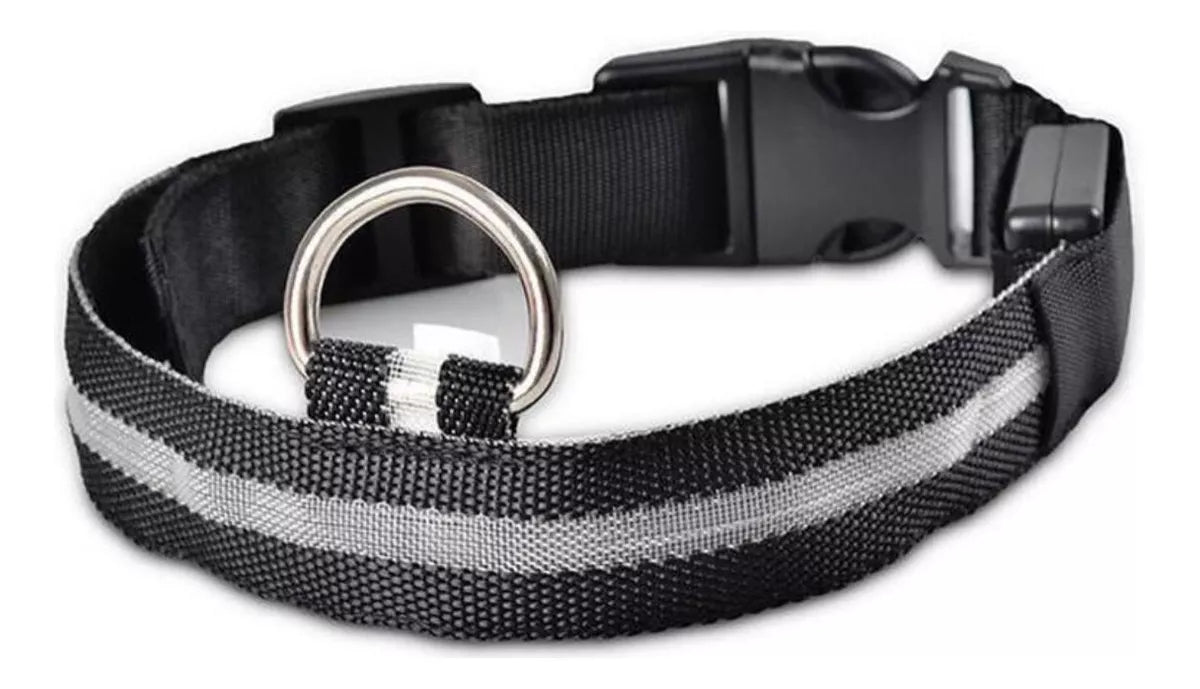 Kit de Paseo Nocturno Luminoso LED para Perros talla chico y mediano | Seguridad y Visibilidad en la Oscuridad