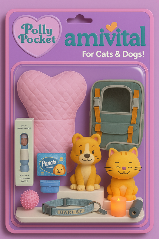 Kit de Viaje en Auto para Mascotas Perro o Gato talla chica | Arnés de Seguridad y Correa, Bebedero  y comedero Portátil, Transportadora, Linterna Collar y Cama para Mascotas
