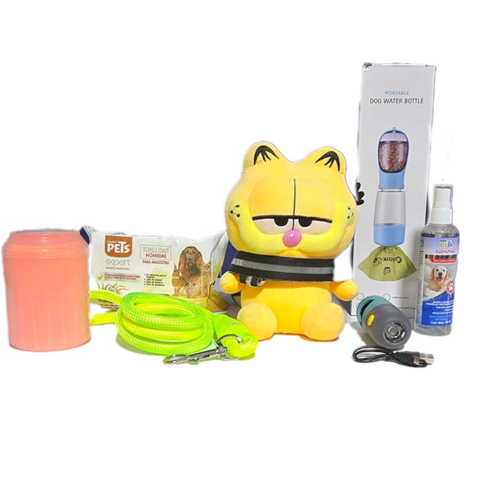 Kit de Paseo Nocturno Luminoso LED para Perros talla chico y mediano | Seguridad y Visibilidad en la Oscuridad