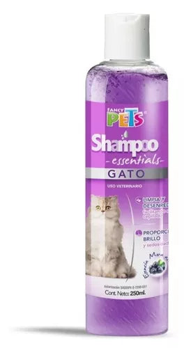 Kit de Baño Completo para Gatos | Bolsa de Baño, Shampoo, Cepillos, Toallitas, Collar Antipulgas y Más | Higiene y Cuidado Felino